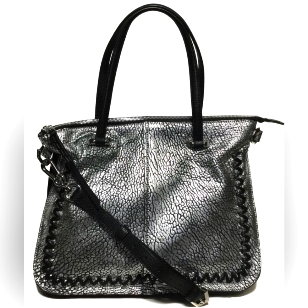 orYANY Metallic Leather Shoulder Bag NWT
